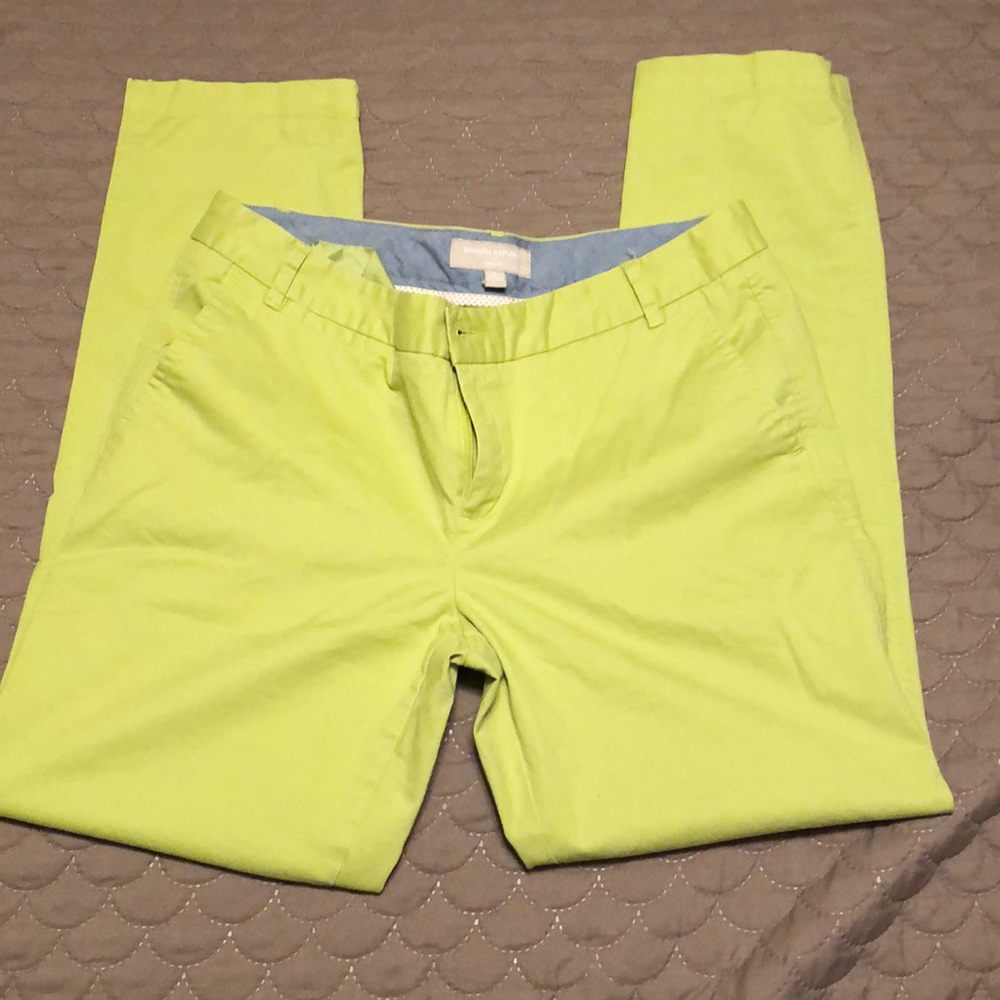 Banana Republic ankle pant. Light green. Size 8